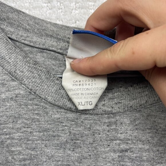 VTG 90s Logo Athletic Grey T-Shirt Sz XL Soccer, Football, Hockey & BB Print - Picture 11 of 16